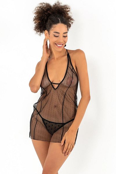 Miorre Sexy Nachtwäsche - Schwarz - Bodycon