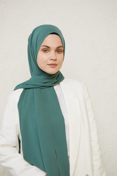 HFSCARFS Premium Jazz Şal Çağla Yeşili