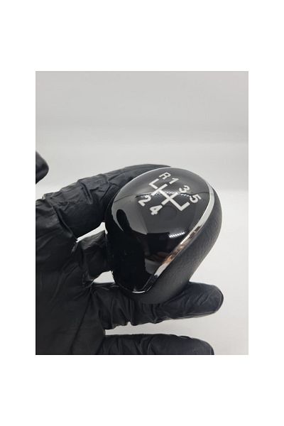 Favori Auto Parts Opel Vectra C Black Scheme Gear Shift Knob Leather 5 Speed