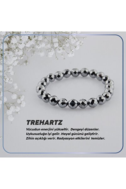 OSMANLI DOĞAL TAŞ سوار من الحجر الطبيعي المعتمد من Trehartz مقاس 8 مم B127