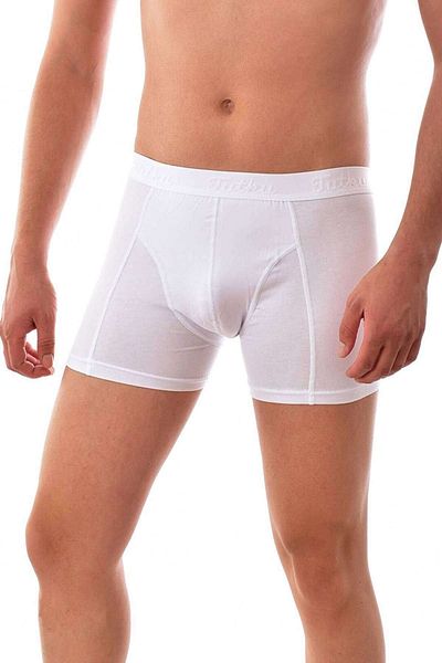Tutku 3 τμχ Ανδρικά λευκά μπόξερ Tutku Lycra 0114 - SMC6097-4044