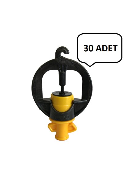 JETPLAST Jet Turbo Minisprink Başlığı Sarı-200lt/h 30 Adet