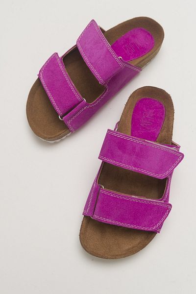 Luvi Γυναικείες παντόφλες Fıtz Fuchsia Suede Leather