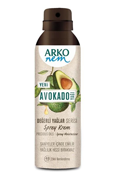 Arko Nem Değerli Yağlar Avokado Sprey Krem 150 ml