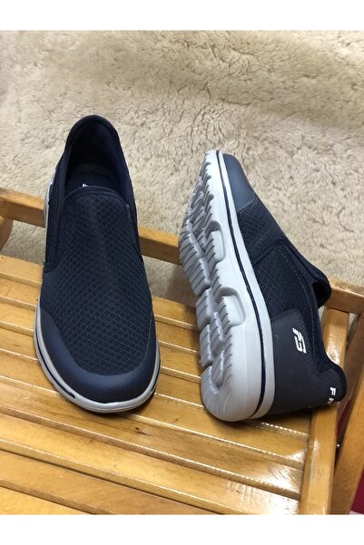 Forza Navy Blue - Caucasian Mesh Summer Elastic Breathable Full Orthopedic Ανδρικά Αθλητικά Παπούτσια