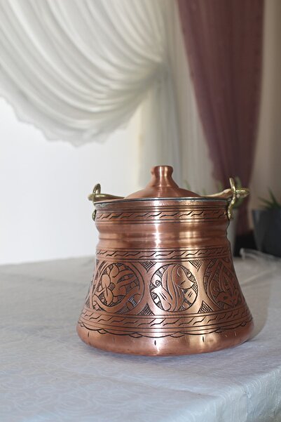 Zinnun Bakır Bakraç Oyma 5 Kğ"lik