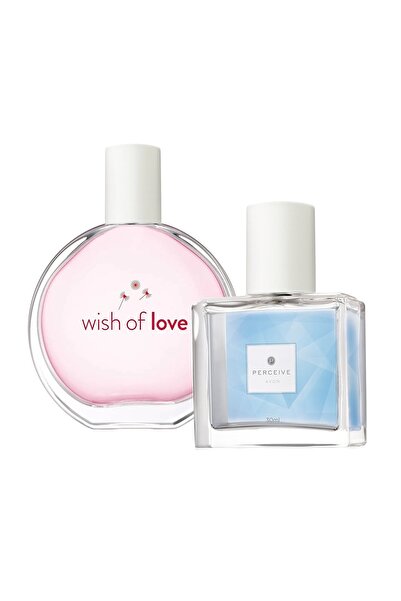 AVON Wish Of Love Edt 50ml-perceive Edp 30 ml KadınParfüm Seti