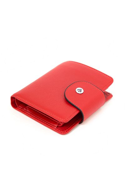 Eminsa Red Genuine Leather Women's Wallet