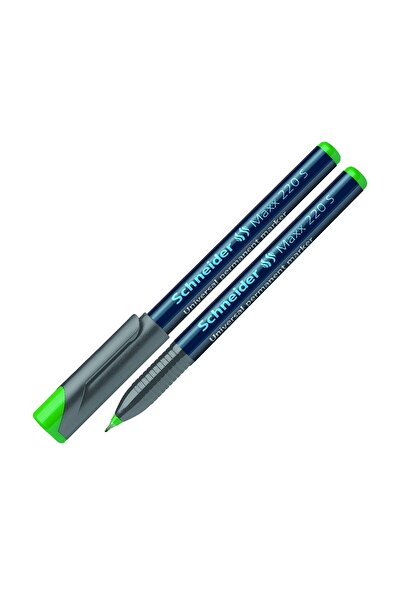 SCHNEIDER Maxx 220 Permanent Asetat Kalemi S Uç - Yeşil