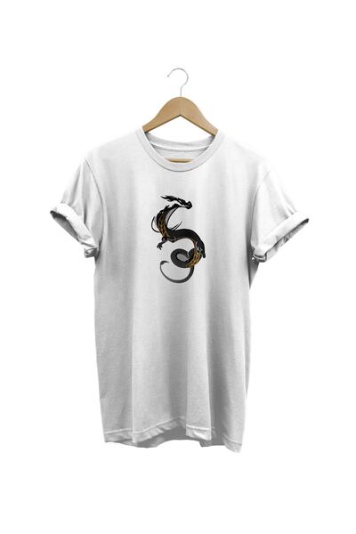 WİDİ Štampano bela T-shirt