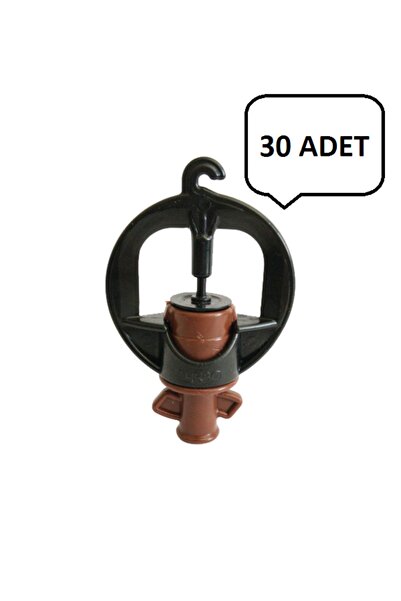 JETPLAST Jet Turbo Minisprink Başlığı Kahverengi-160lt/h (30 Adet)