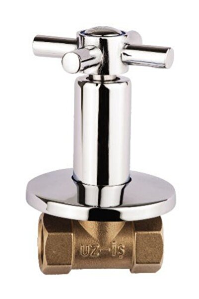 HMS Uz Iş 1/2 Ara Kesme Valfi Ankastre Vana Aç Kapa Duvara Gömme