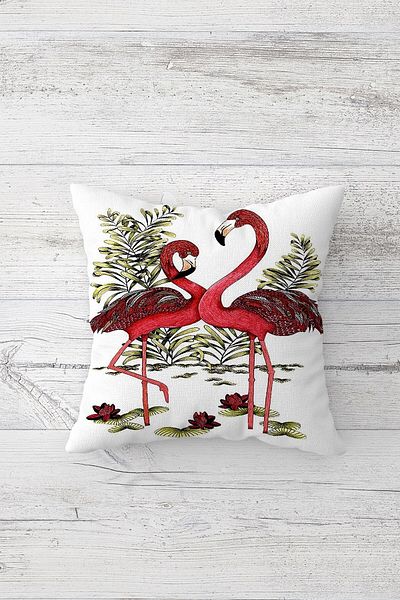 linazaitun One Side Printed Hidden Zipper Decorative Pillowcase Throw Pillow Case Seat Pillowcase