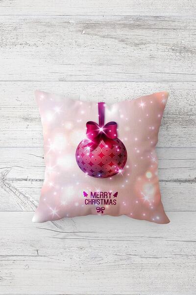 Pelangi Merry Christmas Double Sided Printed Hidden Zippered Pillowcase Throw...