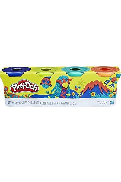 Play Doh بلاي-دوه 4 عبوات من عجينة اللعب Has- B5517/ B4867