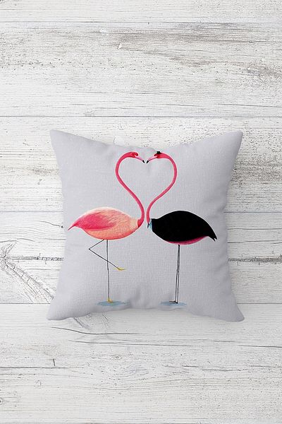 linazaitun One Side Printed Hidden Zipper Decorative Pillowcase Throw Pillow Case Seat Pillowcase