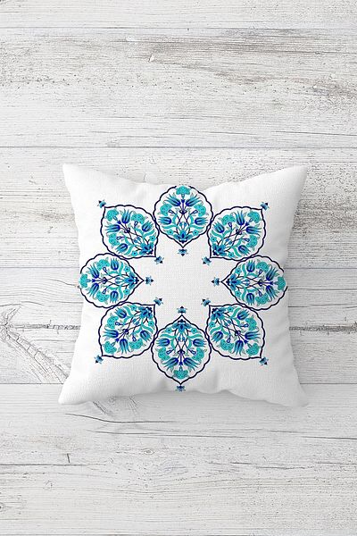 linazaitun One Side Printed Hidden Zipper Decorative Pillowcase Throw Pillow Case Seat Pillowcase