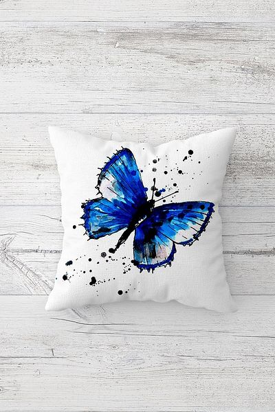 linazaitun One Side Printed Hidden Zipper Decorative Pillowcase Throw Pillow Case Seat Pillowcase