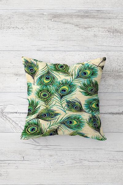 linazaitun One Side Printed Hidden Zipper Decorative Pillowcase Throw Pillow Case Seat Pillowcase