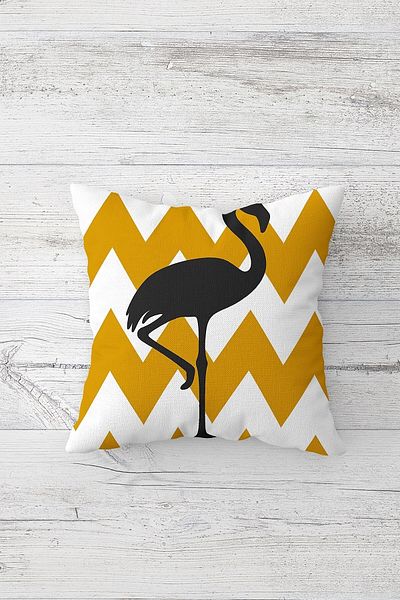 linazaitun One Side Printed Hidden Zipper Decorative Pillowcase Throw Pillow Case Seat Pillowcase