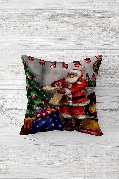 linazaitun One Side Printed Hidden Zipper Decorative Pillowcase Throw Pillow Case Seat Pillowcase