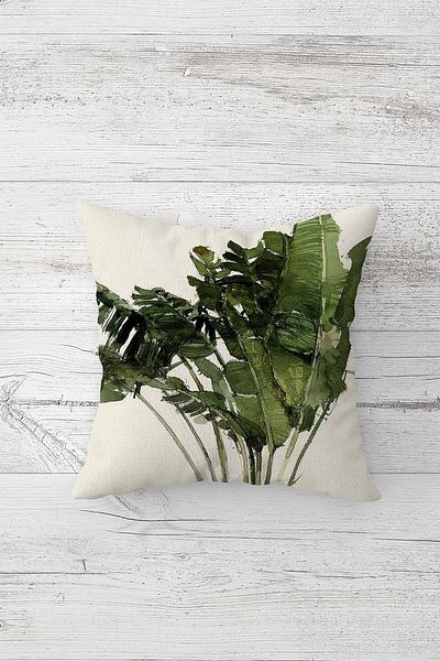linazaitun One Side Printed Hidden Zipper Decorative Pillowcase Throw Pillow Case Seat Pillowcase