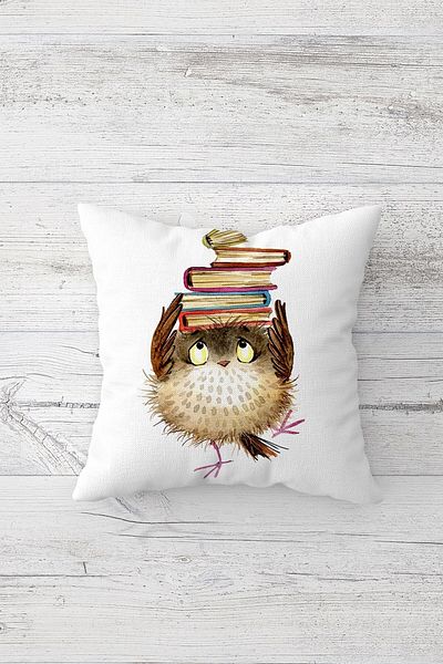 linazaitun One Side Printed Hidden Zipper Decorative Pillowcase Throw Pillow Case Seat Pillowcase