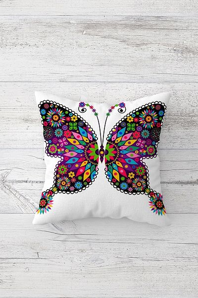 linazaitun One Side Printed Hidden Zipper Decorative Pillowcase Throw Pillow Case Seat Pillowcase