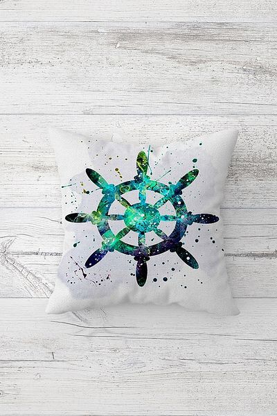 linazaitun One Side Printed Hidden Zipper Decorative Pillowcase Throw Pillow Case Seat Pillowcase