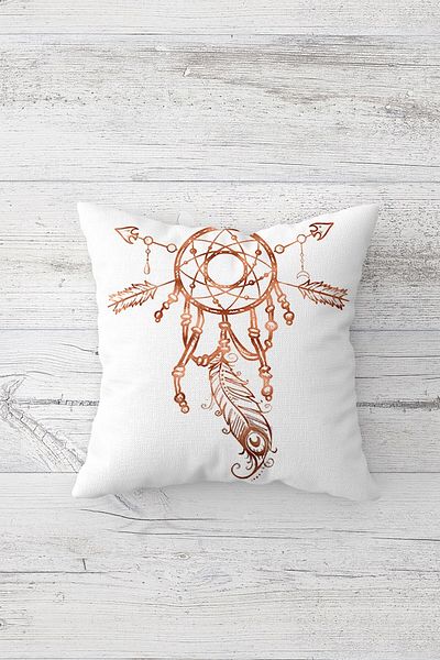 linazaitun One Side Printed Hidden Zipper Decorative Pillowcase Throw Pillow Case Seat Pillowcase