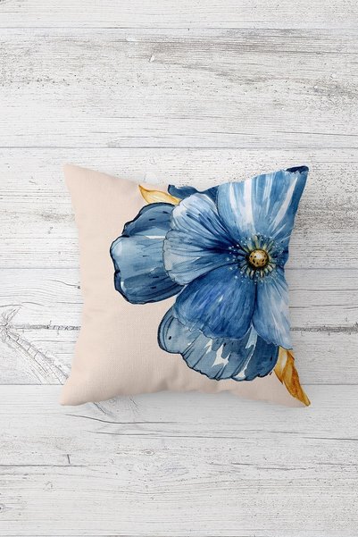 linazaitun One Side Printed Hidden Zipper Decorative Pillowcase Throw Pillow ...