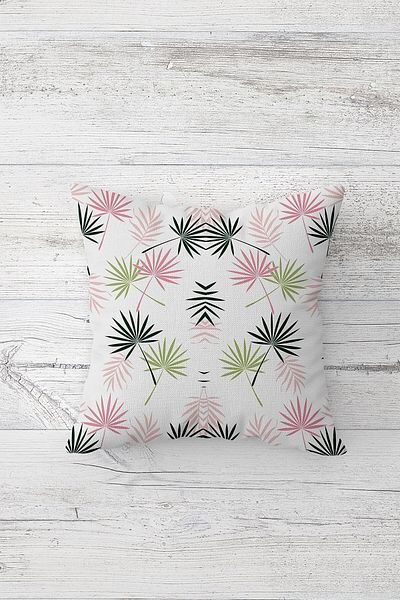 linazaitun One Side Printed Hidden Zipper Decorative Pillowcase Throw Pillow Case Seat Pillowcase