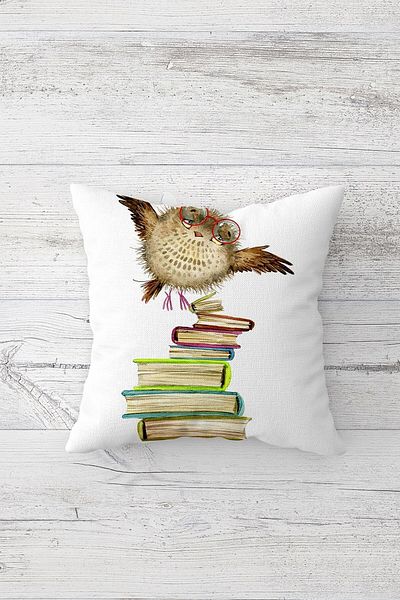 linazaitun One Side Printed Hidden Zipper Decorative Pillowcase Throw Pillow Case Seat Pillowcase