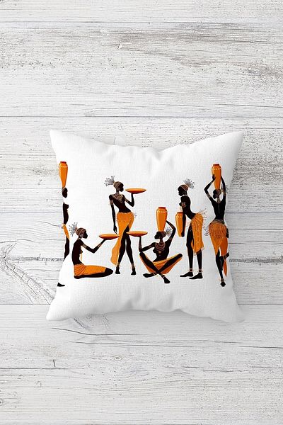 linazaitun One Side Printed Hidden Zipper Decorative Pillowcase Throw Pillow Case Seat Pillowcase