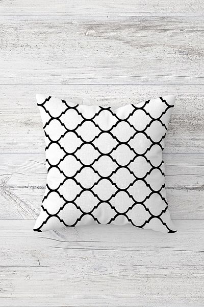linazaitun One Side Printed Hidden Zipper Decorative Pillowcase Throw Pillow Case Seat Pillowcase