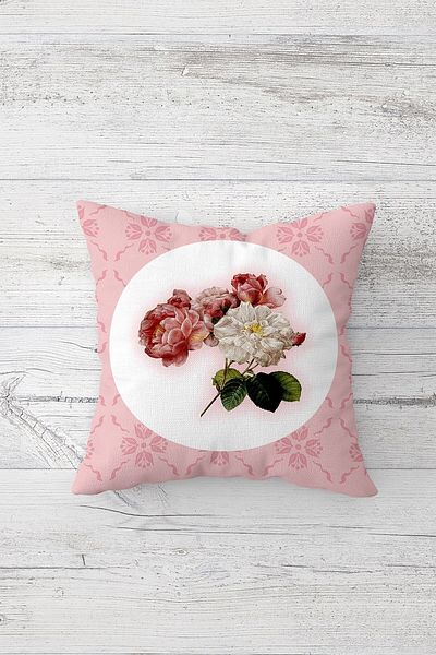 linazaitun One Side Printed Hidden Zipper Decorative Pillowcase Throw Pillow Case Seat Pillowcase
