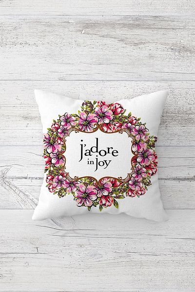 linazaitun One Side Printed Hidden Zipper Decorative Pillowcase Throw Pillow Case Seat Pillowcase