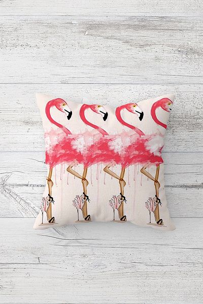 linazaitun One Side Printed Hidden Zipper Decorative Pillowcase Throw Pillow Case Seat Pillowcase