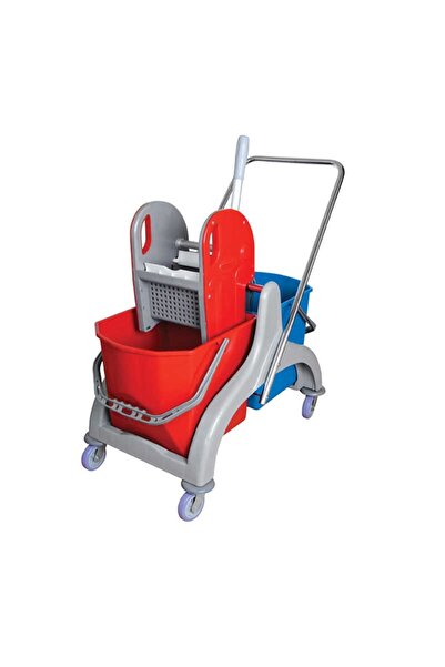 Ceymop Çift Kovalı Temizlik Arabası