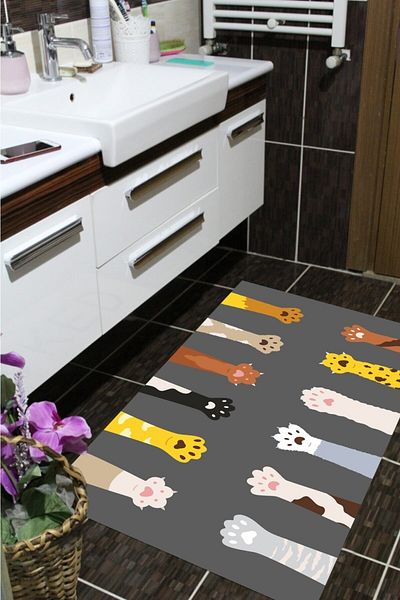 eco concept Cat Paw Mat, Decorative Mat, Cat Mat 50x60 Cat14