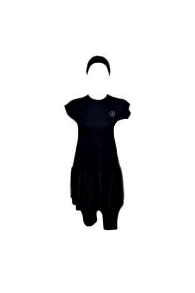 Gökhan Club Girl's Waiter Digital Short Sleeve Tights Swimsuit