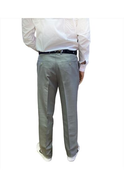 MaviMoure Erkek Klasik Kesim Kumaş Pantolon