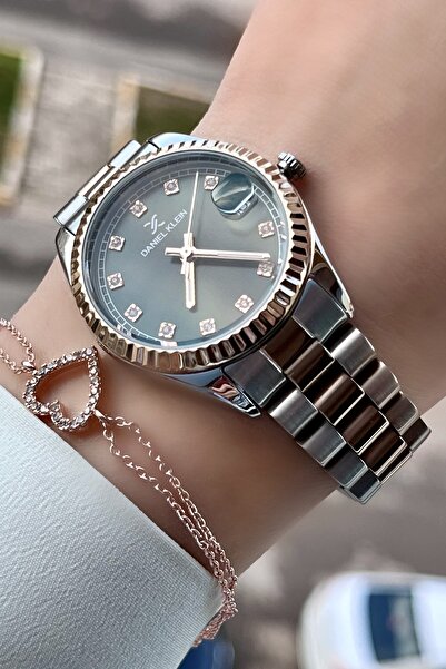 Daniel Klein Takvimli Kadın Kol Saati ve Hediye Bileklik