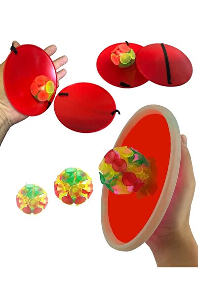 RoseRoi At Tut Yakala Popit Oyun Seti Vantuzlu Yapışan Top Yakala Oyunu