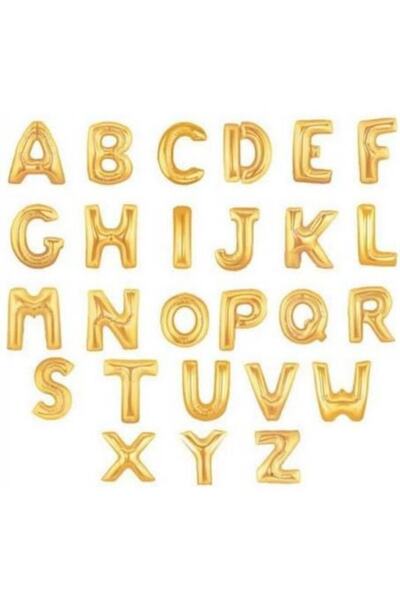 Çılgıntrend بالون فويل حرف S مقاس 34 بوصة مقاس 76 سم