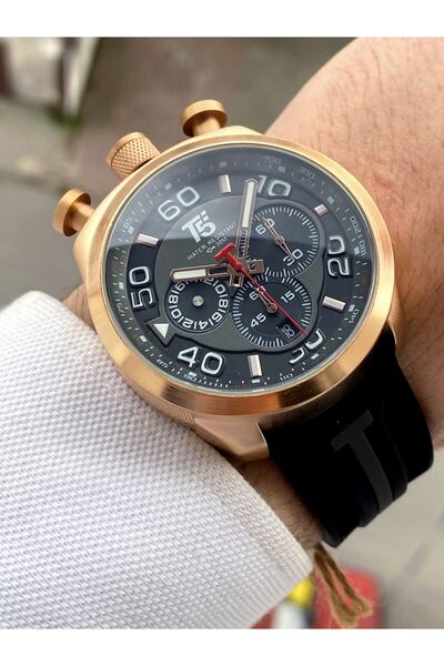 T5 Saat Yeni Sezon Silikon Erkek Saati + Bileklik Hediyeli