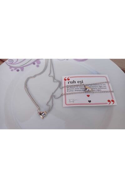 Everglow Jewelry Sevgili Bilekliği Ve Sevgili Kolyesi Seti Mıknatıslı Kalp