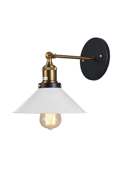 RİOLİGHT Retro Articulated Movable Head Metal Sconce Hat Diameter: 22cm