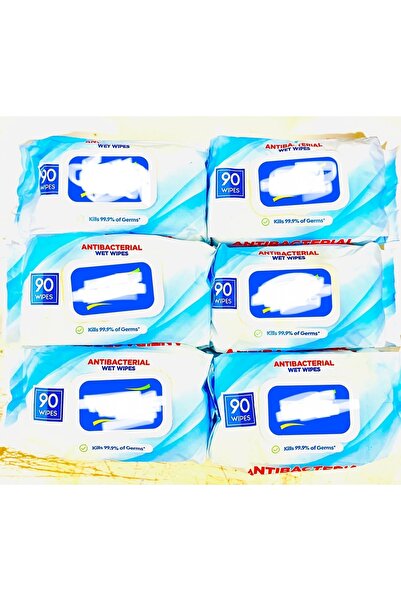 AGUILAS Antıbacterial 90'lı Hassas Bakım Islak Bebek Havlusu 6 Adet Avantaj P...