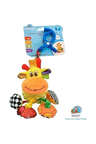 Sozzy Toys Vibrating and Rattles Animals Giraffe Szy157